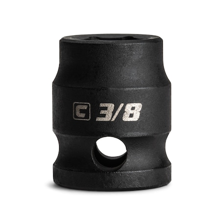 Capri Tools 3/8 in. Stubby Impact Socket, 3/8 in. Drive, 6 Point, SAE CP53452